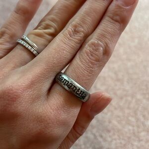Silver Name Ring